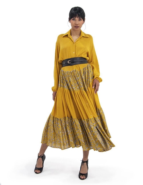 "vestido" maxi angelozano "para mujer"
