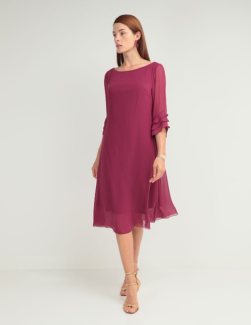 Vestido 3/4 casual Rue de la Paix para mujer