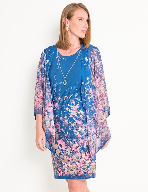 Vestido 3/4 casual para mujer
