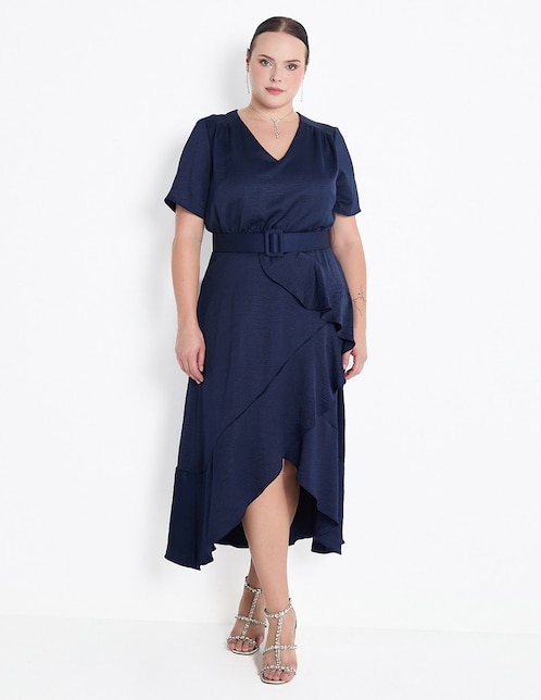 Vestido midi casual Rue de la Paix para mujer