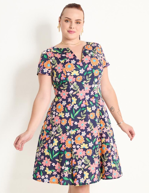 Vestido a la rodilla casual Rue de la Paix para mujer