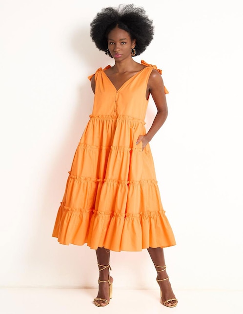 Vestido midi casual para mujer 1