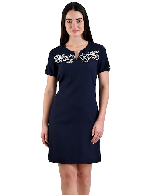 Vestido a la rodilla casual para mujer
