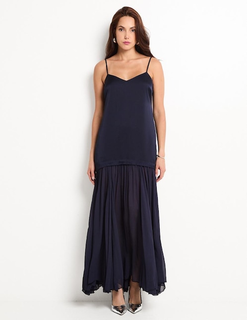 Vestido largo formal para mujer