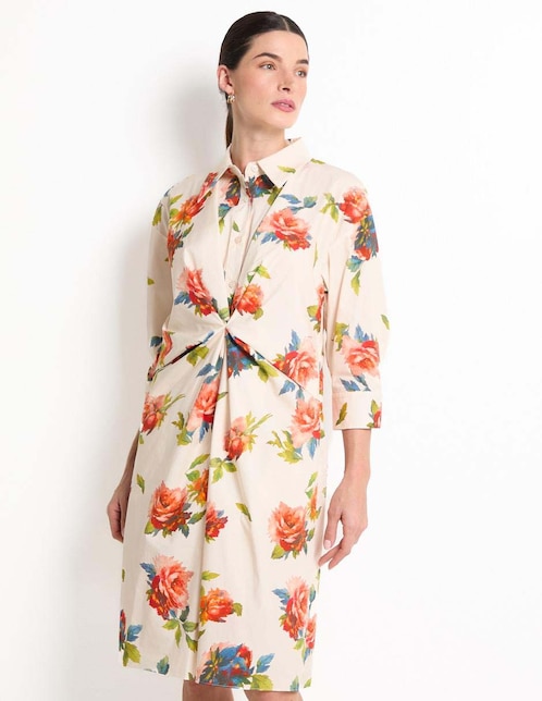 Vestido 3/4 casual para mujer 1