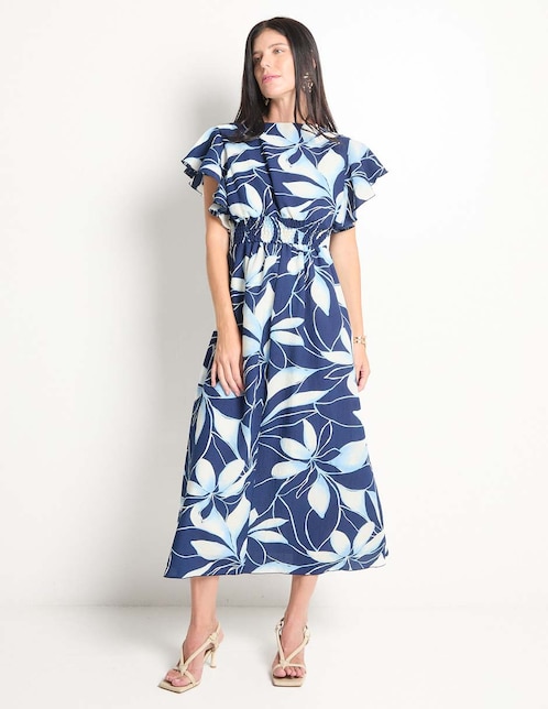 Vestido midi casual para mujer