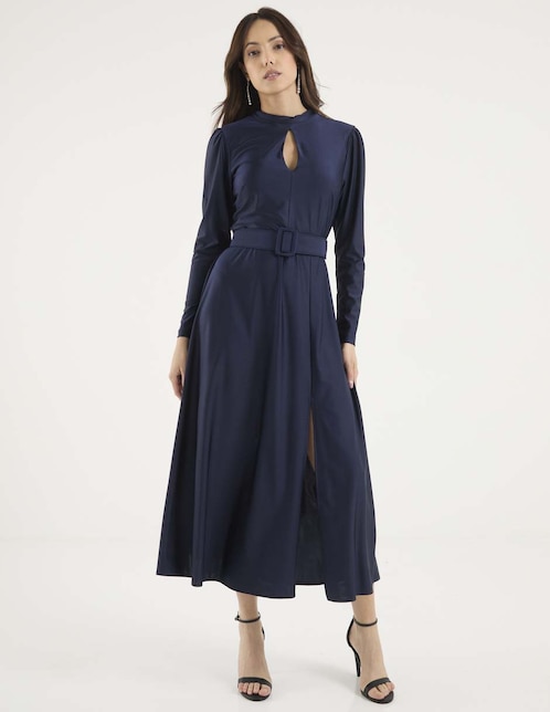 Vestido midi casual vestido para mujer