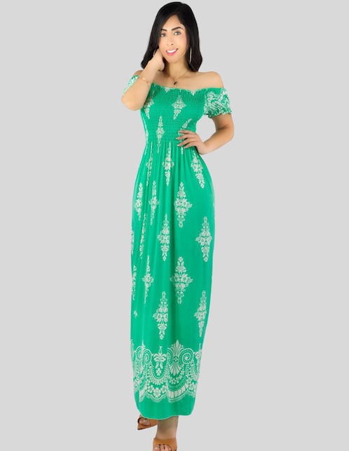 Vestido maxi casual Malabis Malabis Casual Dresses para mujer