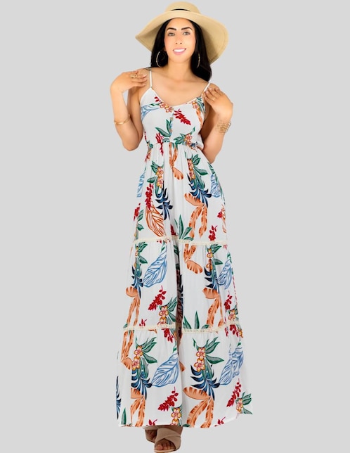Vestido maxi casual para mujer