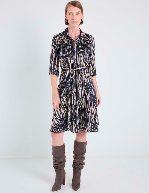 Vestido a la rodilla formal para mujer 1