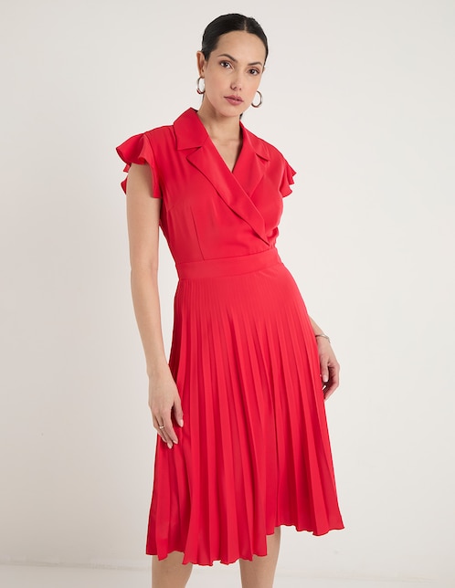 Vestido a la rodilla casual para mujer 1