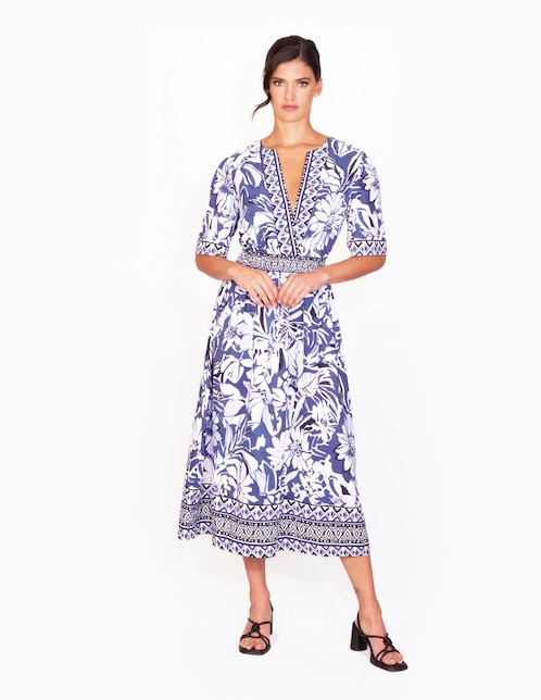 Vestido 3/4 casual para mujer 1
