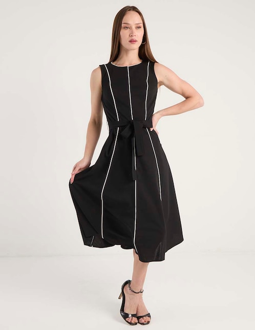 Vestido midi formal Rue de la Paix para mujer 1