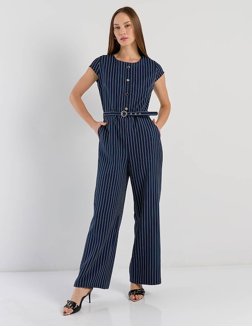 Jumpsuit Rue De La Paix casual estampado a rayas para mujer
