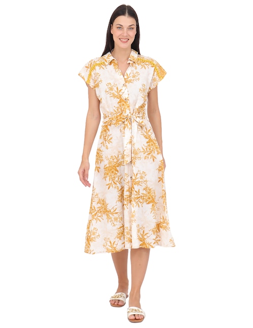 Vestido midi casual Rue de la Paix para mujer