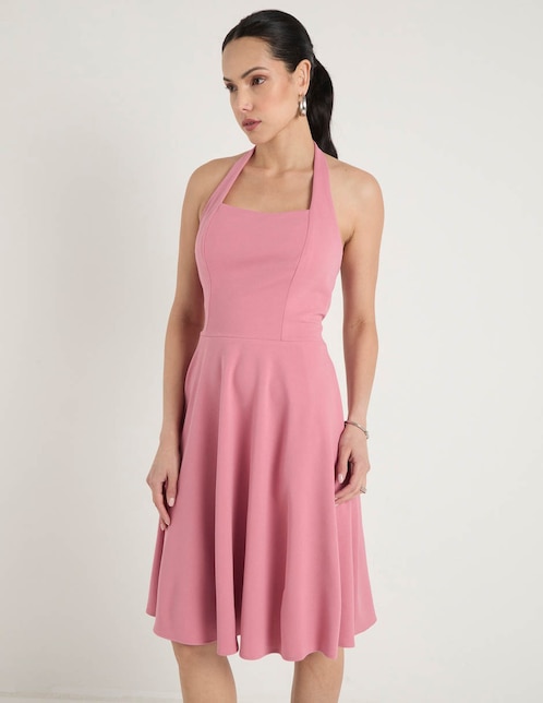 Vestido a la rodilla casual para mujer 1