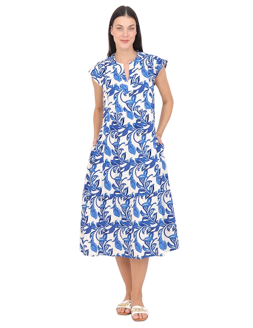 Vestido midi casual Rue de la Paix para mujer