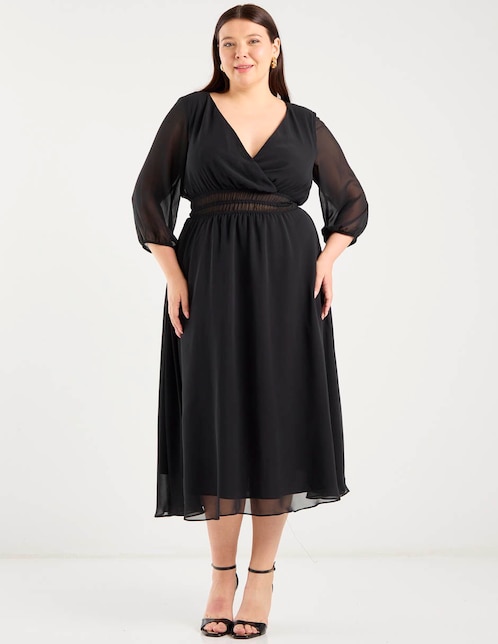 Vestido midi casual para mujer 1