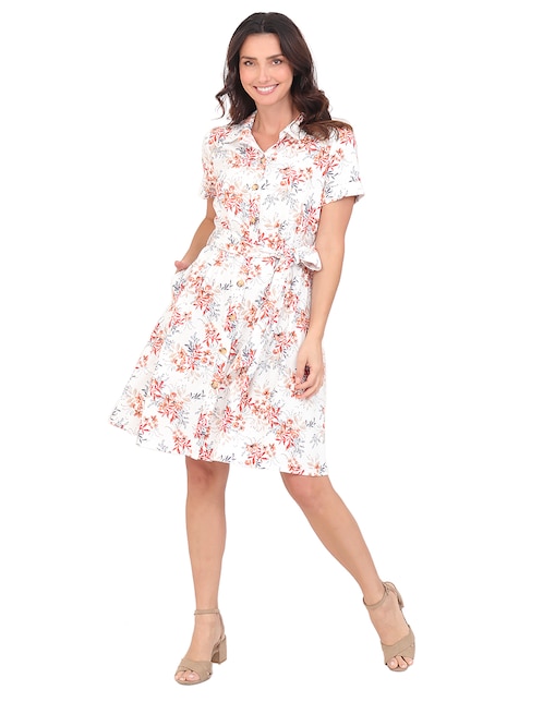 Vestido a la rodilla casual para mujer 1