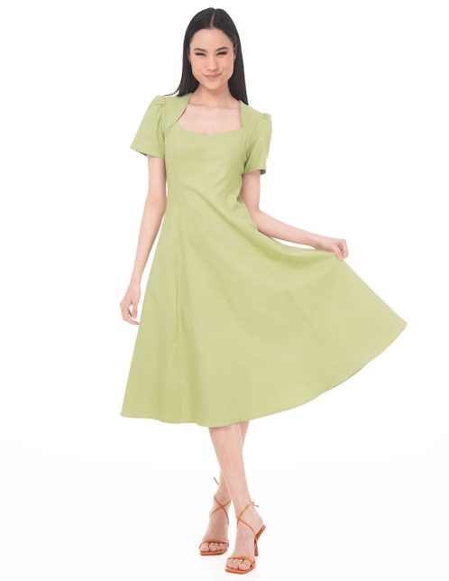 Vestido midi casual para mujer 1