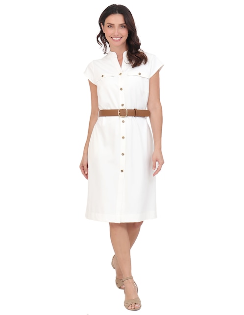 Vestido a la rodilla casual para mujer 1