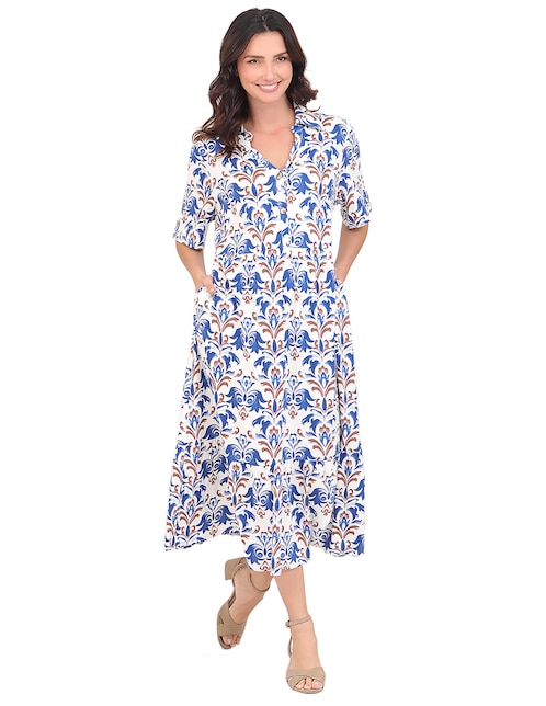 Vestido largo casual para mujer 1