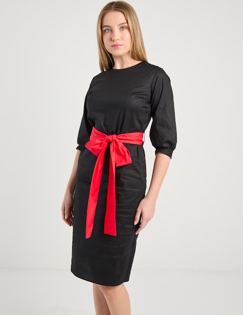 Vestido a la rodilla casual para mujer 1