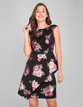 Vestido midi casual Karen Olivier para mujer