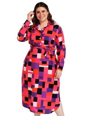 Vestido midi casual Roman Fashion para mujer