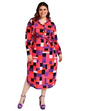 Vestido midi casual Roman Fashion para mujer