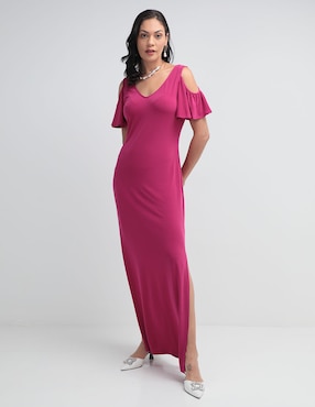 Vestido Largo Formal Connected Apparel Para Mujer