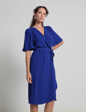 Vestido A La Rodilla Casual Connected Apparel Para Mujer