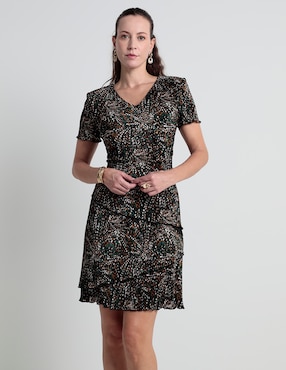 Vestido Arriba De La Rodilla Formal Connected Apparel Para Mujer