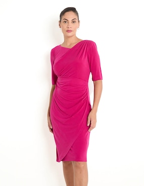 Vestido 3/4 Formal Connected Apparel Para Mujer