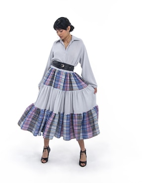 Vestido maxi casual Angelozano para mujer