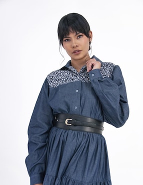 Vestido midi casual Angelozano para mujer