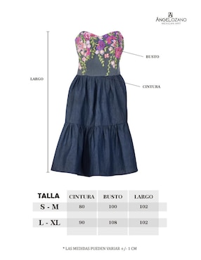 Vestido 3/4 casual Angelozano para mujer