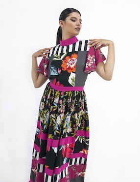 Vestido largo casual Angelozano para mujer