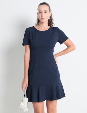 Vestido Corto Formal London Times Para Mujer