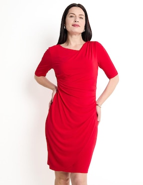 Vestido Corto Casual Connected Apparel Para Mujer