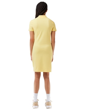 Vestido arriba de la rodilla casual Lacoste para mujer