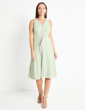 Vestido 3/4 casual Rabbit para mujer