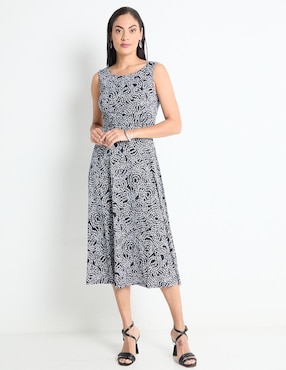 Vestido Midi Formal Connected Apparel Para Mujer