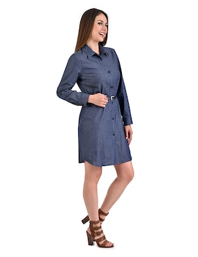 Vestido Corto Casual Toscano Para Mujer