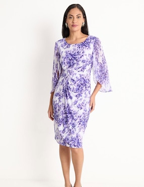 Vestido A La Rodilla Formal Connected Apparel Para Mujer