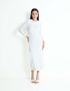 Vestido midi formal Mare Mare para mujer