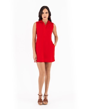 Vestido Arriba De La Rodilla Casual Beatriz Meade Para Mujer