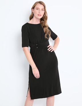 Vestido 3/4 Formal London Times Para Mujer