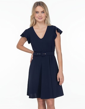 Vestido A La Rodilla Casual Sarah Bustani Para Mujer