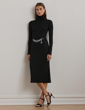 Vestido Midi Formal Lauren Ralph Lauren Para Mujer